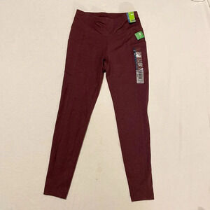 Athletic Works Mid Rise Leggings With Pockets Dri More Tech Size Medium